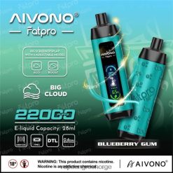 Vape Wholesale Norge - Aivono Fatpro 22000 blåbærgummi ZP62469